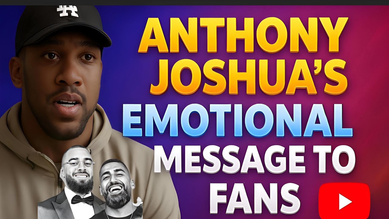  News Update. Anthony Joshua’s Emotional Message to Fans