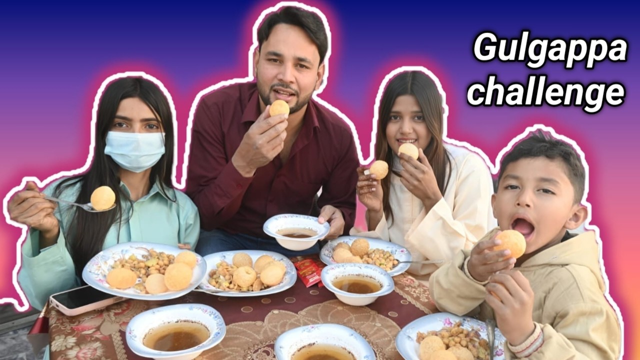 AJ Hum Ne kiy Gulgappa Challenge. | pani pori | Vlog by Moosa Bhai