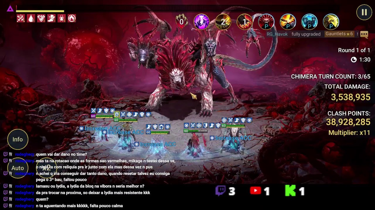 Live 68 - Raid Shadow Legends - Chimera - CVC