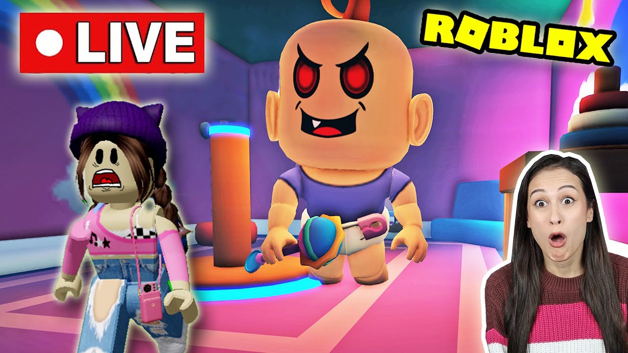 LIVE: MIJN EIGEN ROBLOX GAME SPELEN MET FANS! - BABY EVIL || MeisjeDjamila