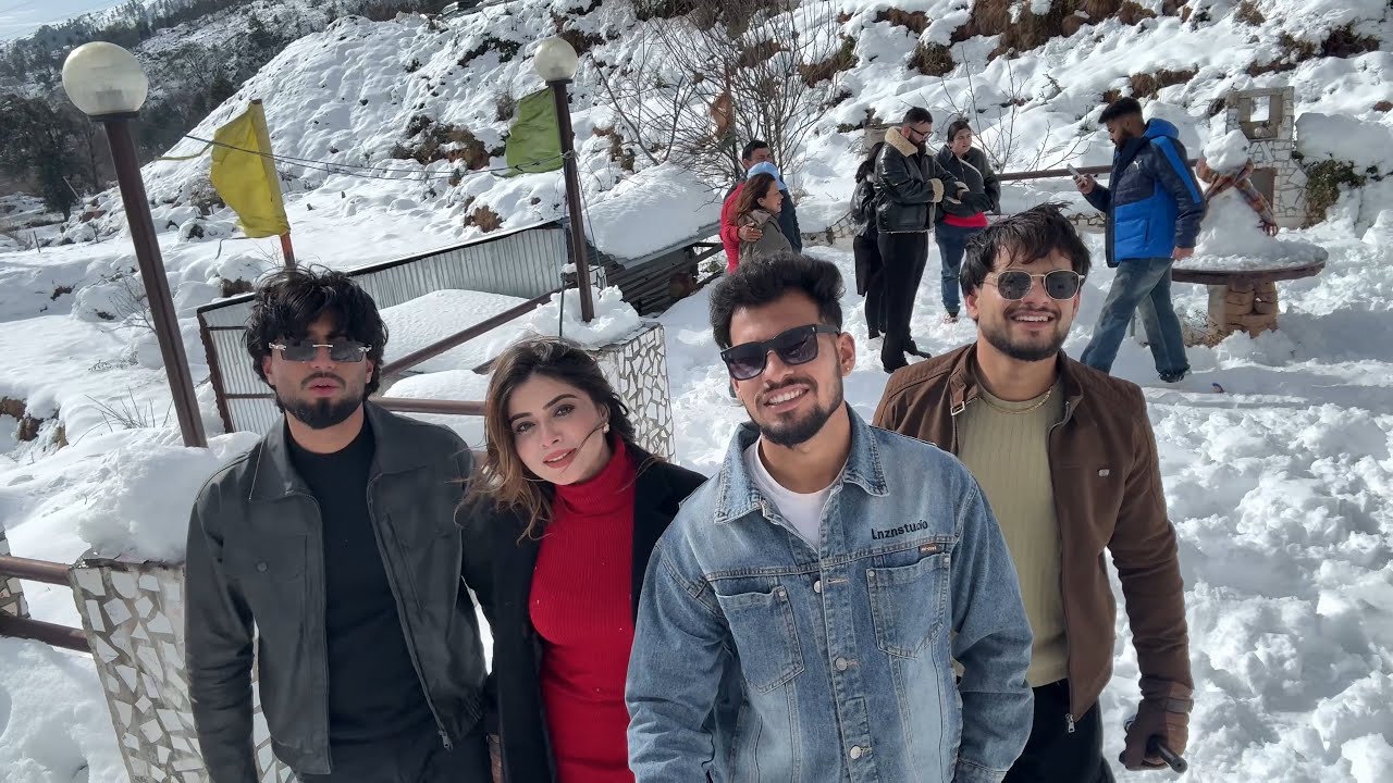 Snowfall in Patnitop 😍🥹😂||⛄️Sahil Beyal Vlogs