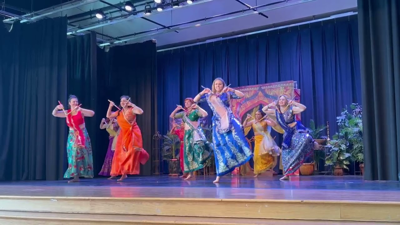 Samruna - performing Garba inspired dance at Springfest 2022