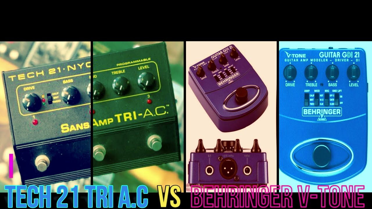 BEHRINGER V TONE  VS  TECH 21 TRI AC + V TONE #behringer #tech21nyc #tech21 #distortion #guitarra