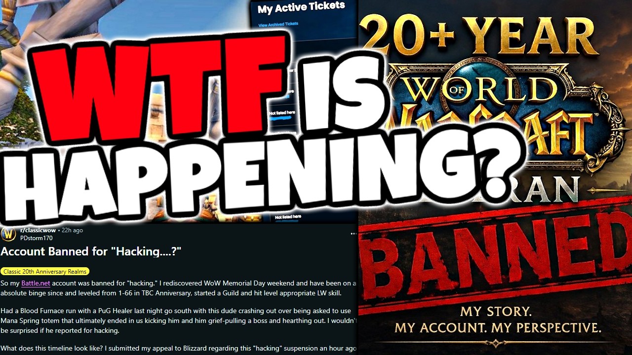 В World of Warcraft всех банят?! Что, чёрт возьми, происходит...