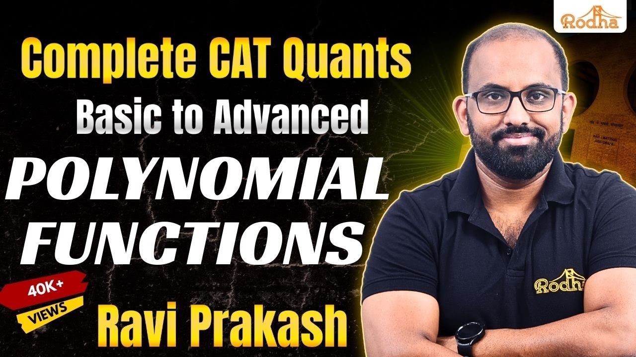 Functions - 10: Functional Equations by Pattern | Algebra for CAT 2026 | Ravi Prakash Rodha
