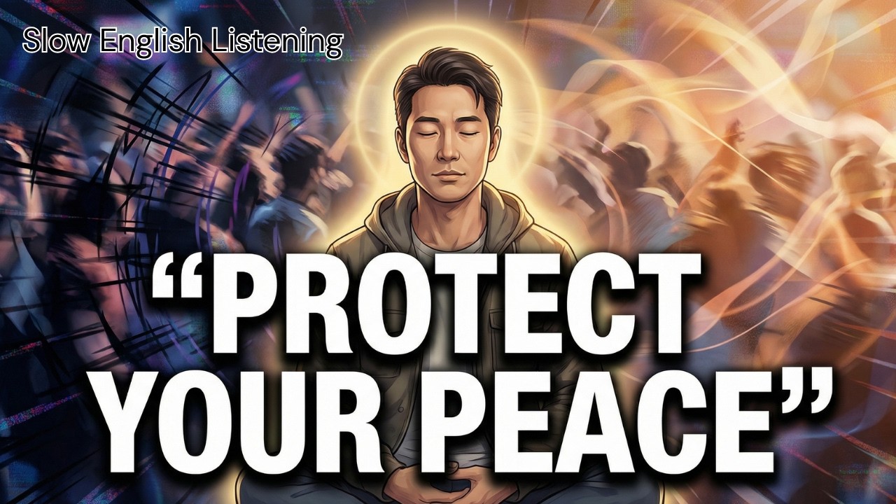How to Protect Your Peace | Learn English Through Calm Motivation | English Listening Practice