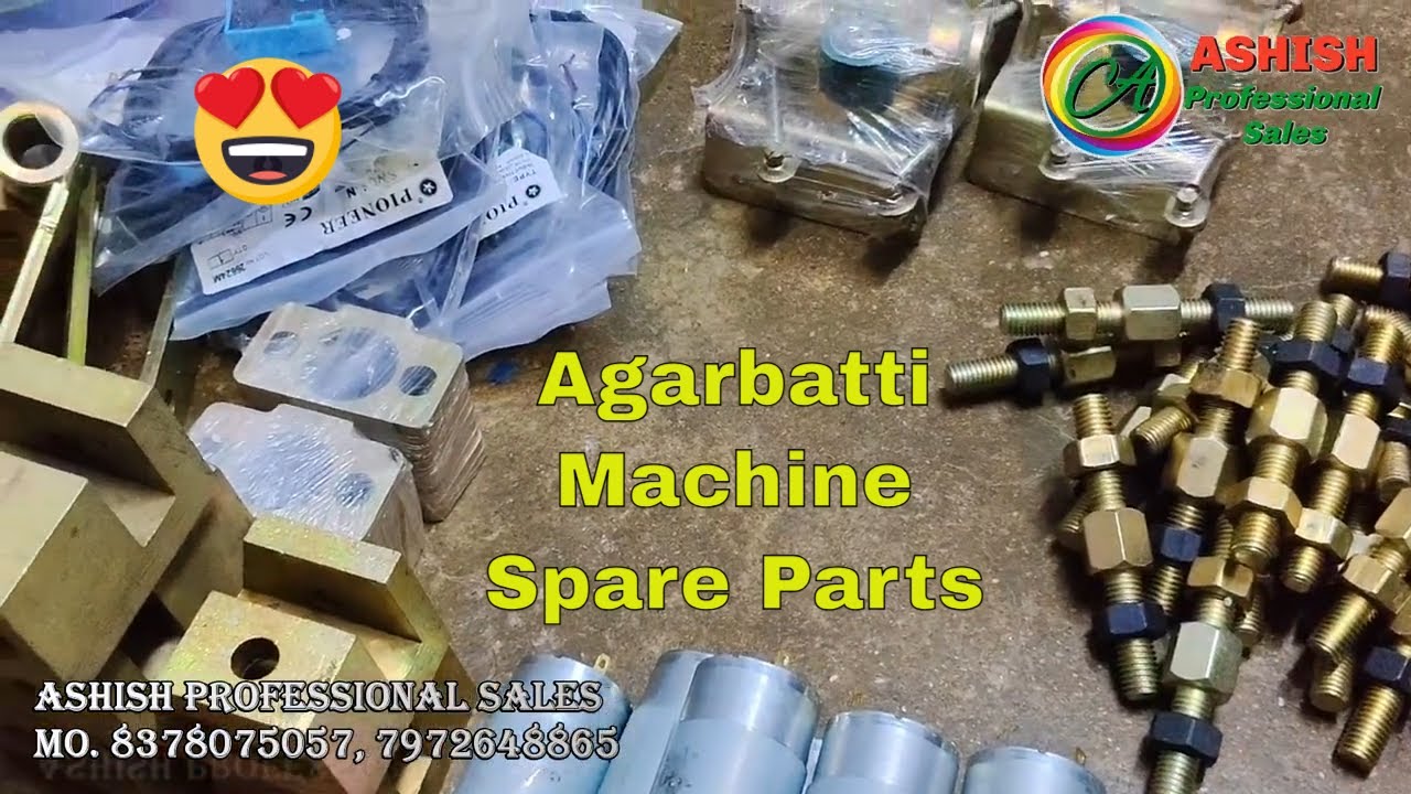 High-Quality Agarbatti Machine Spare Parts, Machines Available - Ashish Professional Sales