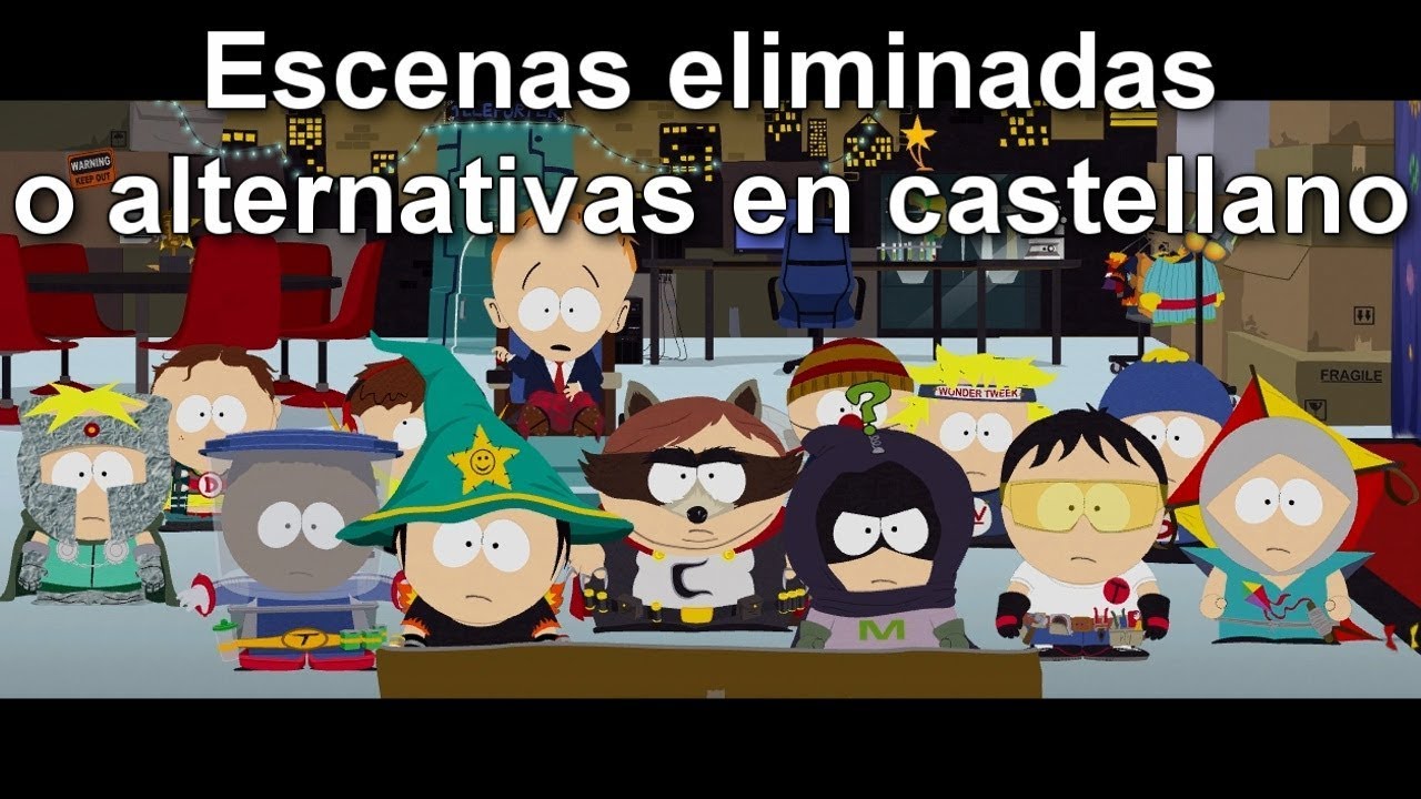 Escenas eliminadas o alt. de South Park: Retaguardia en Peligro - Castellano
