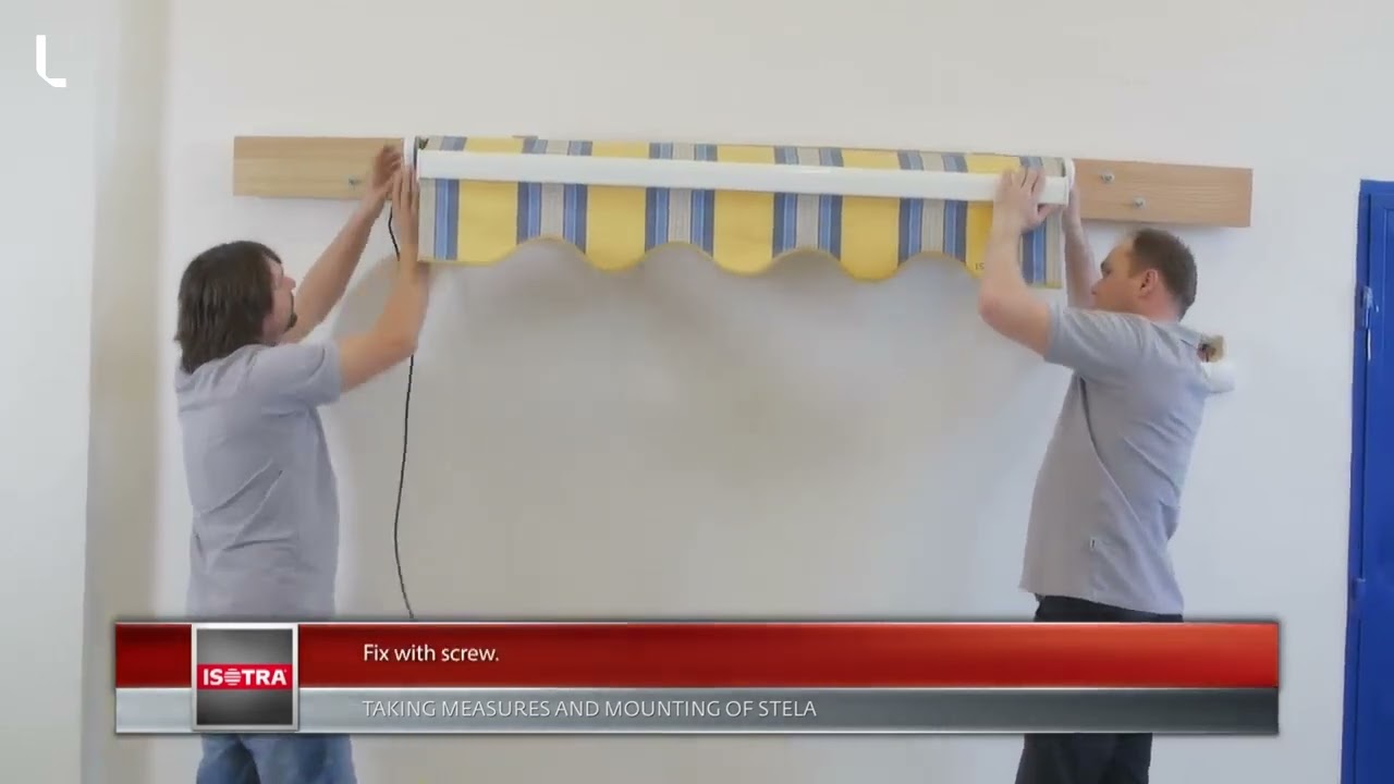 Installation instructions - outdoor awning Stela