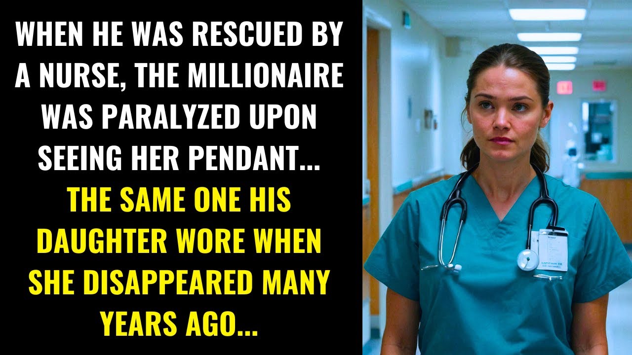 THE MILLIONAIRE WAS PARALYZED WHEN HE SAW THE NURSE'S PENDANT, IDENTICAL TO HIS MISSING DAUGHTER'S..