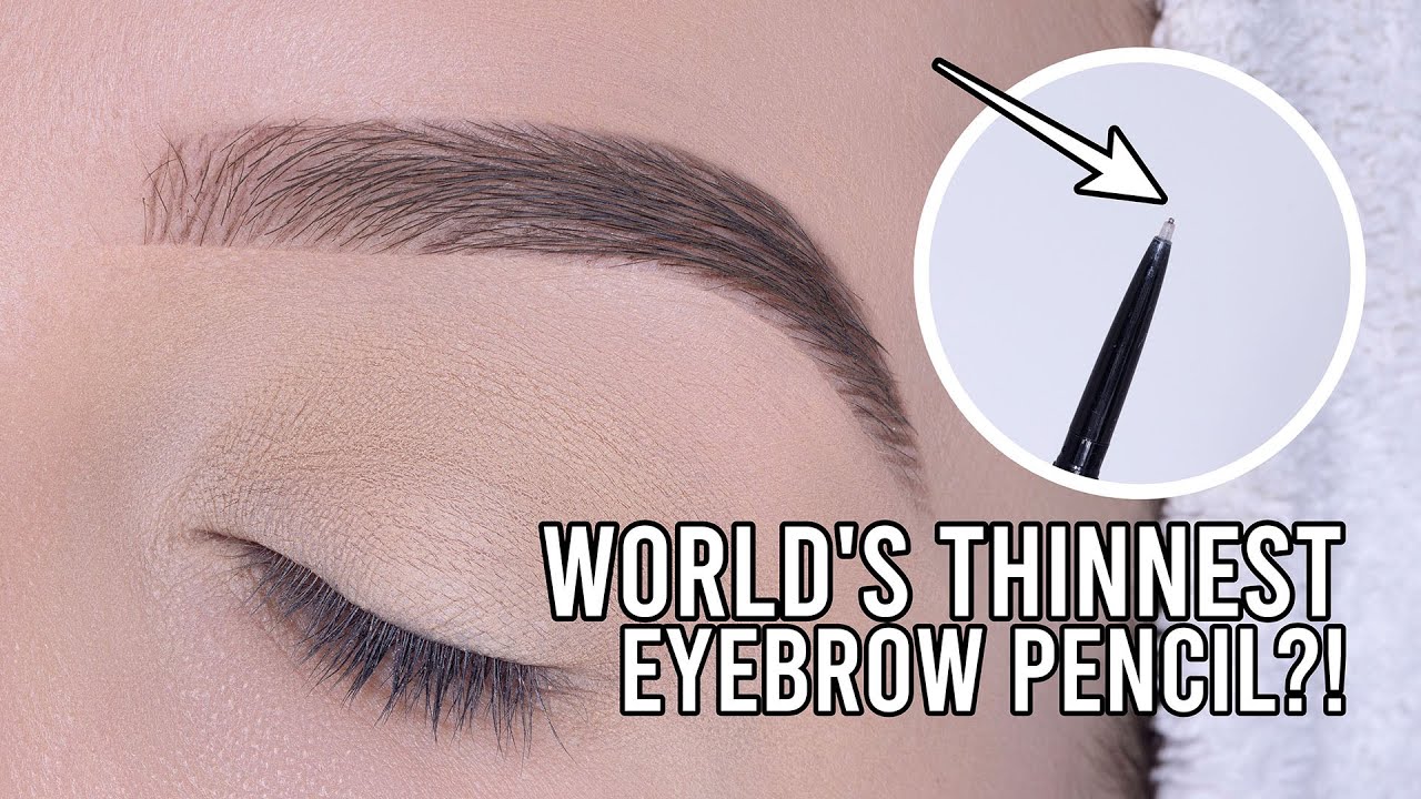 World's thinnest eyebrow pencil?! 😱 My new favorite!