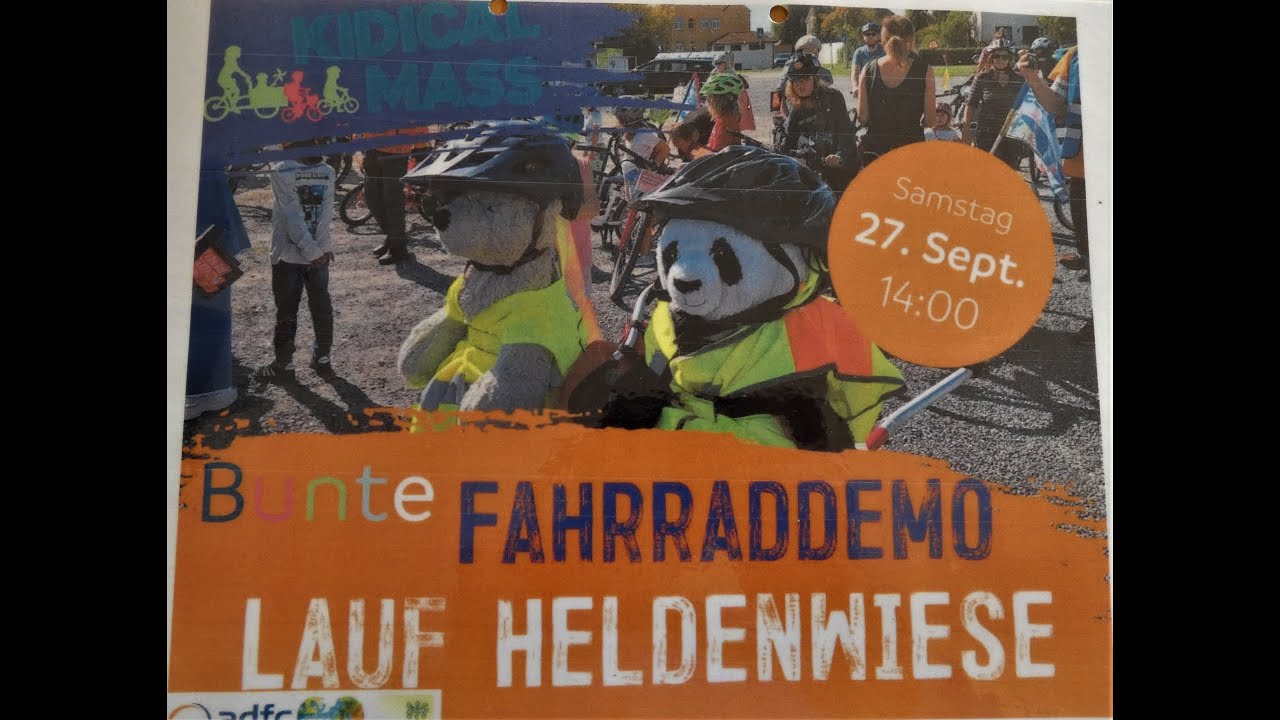 Kidical Mass 2025 Lauf an der Pegnitz! #Nürnberger Land #Lauf #Raddemo #Radwege Zukunft #Sicherheit