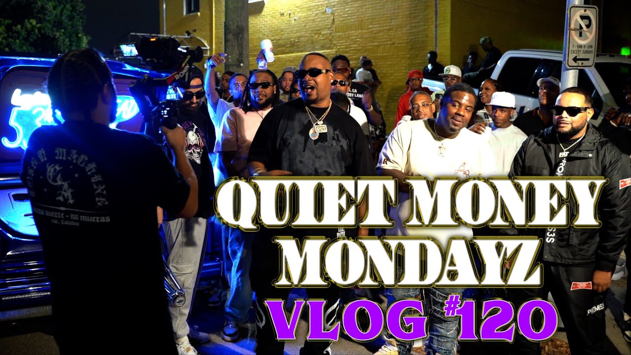 Quiet Money Mondayz VLOG # 120 : BTS of 3 Music Videos in 1 Night