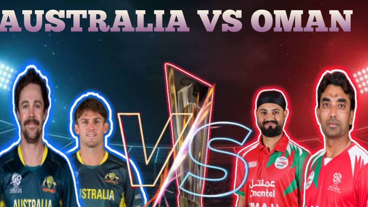 🔴 Australia vs Oman – One side match  aus head marsh 🔥 smash 🔥 #viralLivestream #sports