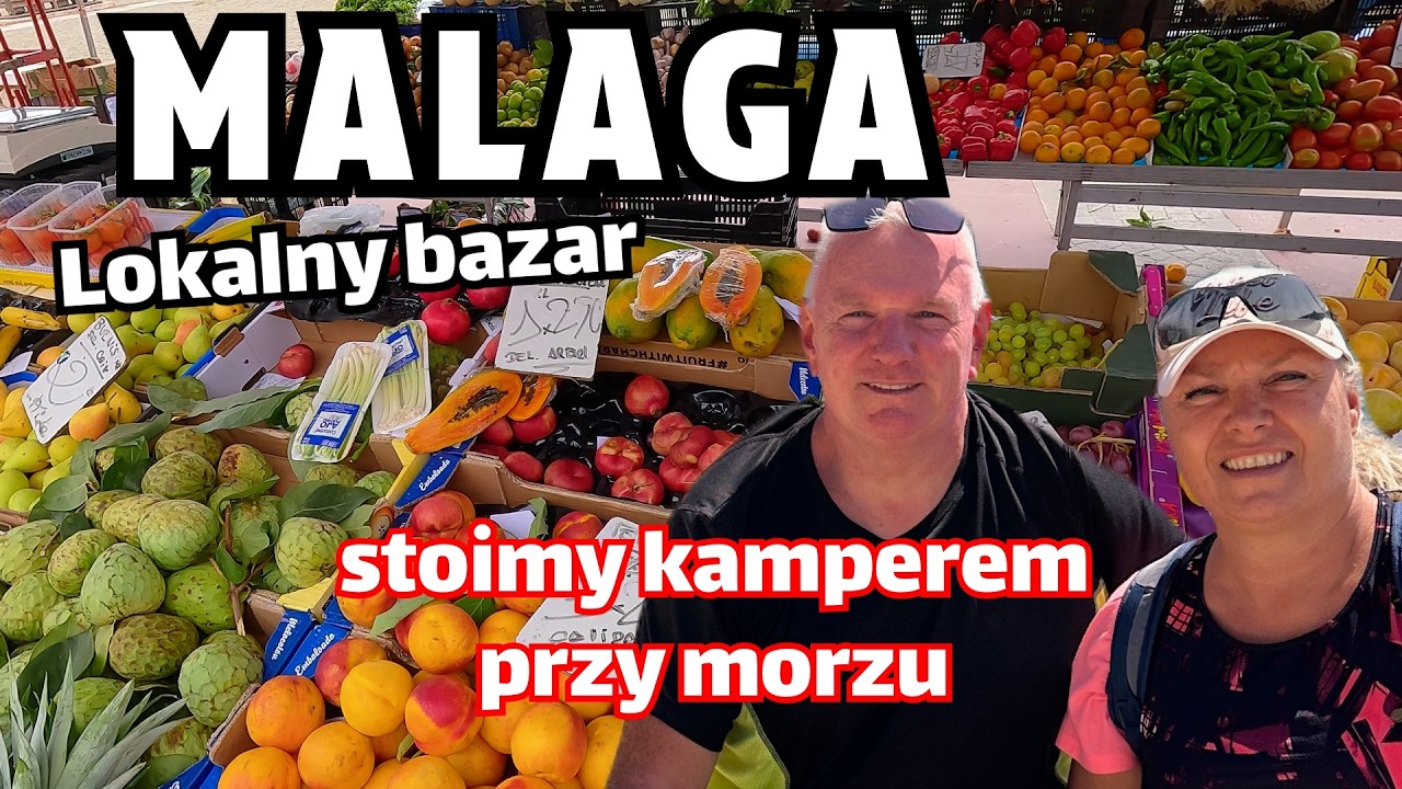 MALAGA | Postój za 1 euro | Bazar warzywny | #hiszpania #almeria #malaga #valencia