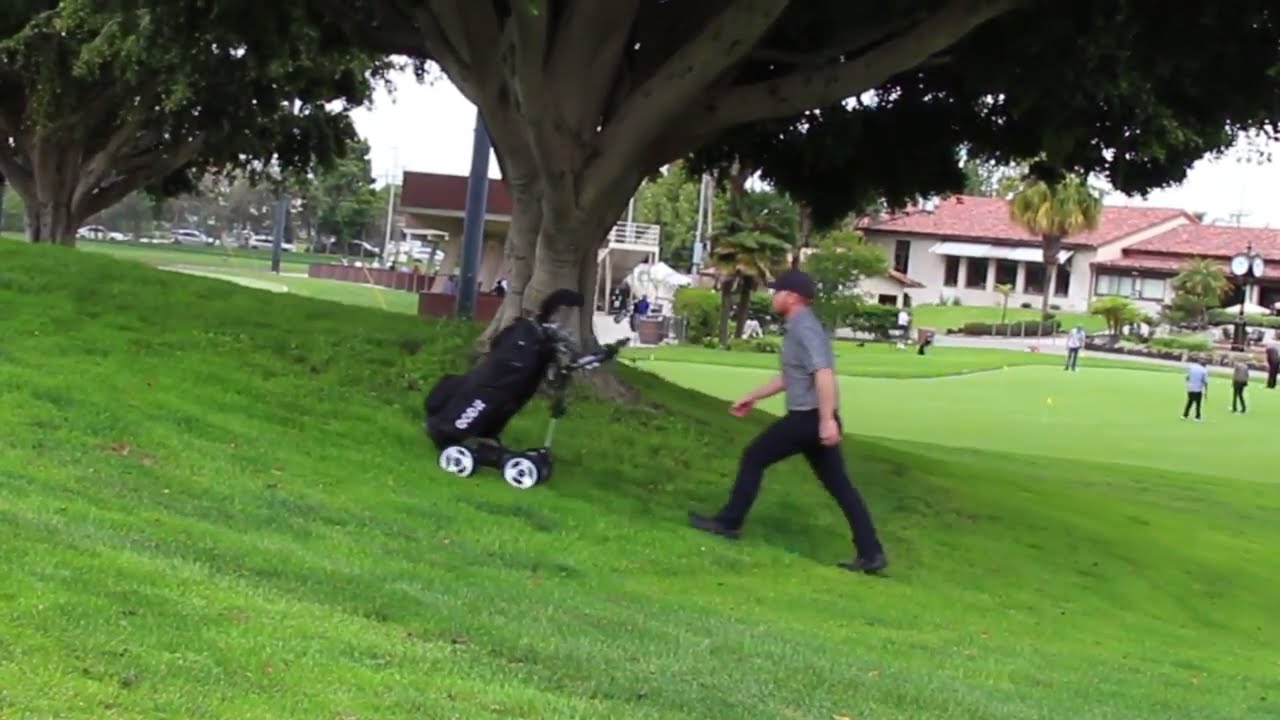 Electric Golf Trolley | Motorized Push Cart is powerful enough for any size hill. QOD GOLF USA