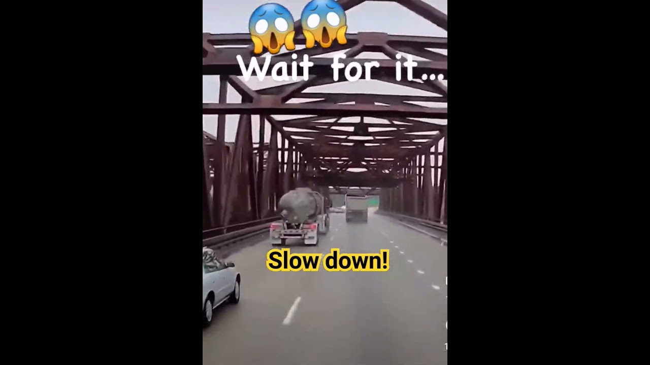 Adjust your speed for bad weather! #trending #trendingshorts #trucker #travel #truckinglife #comedy