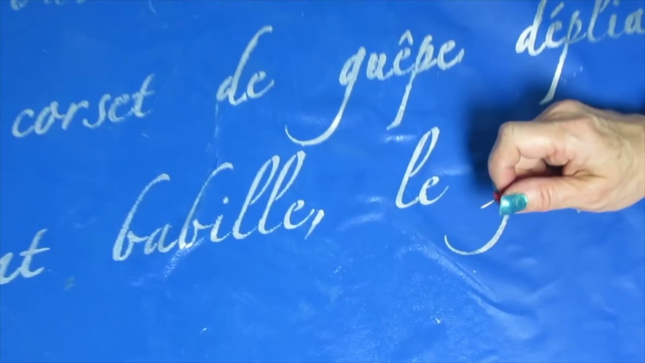 How I decoupaged my Plywood Floor w French Script