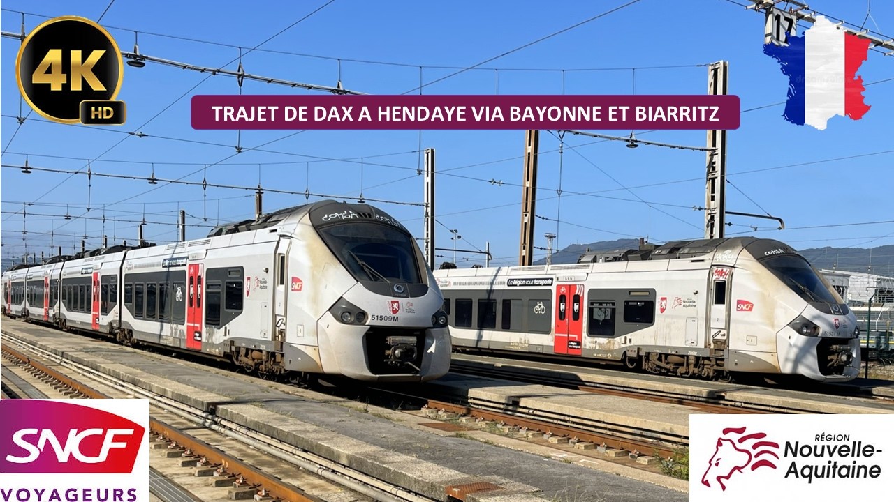 Regiolis (Z51500) | de Dax à Hendaye en TER Nouvelle-Aquitaine 
