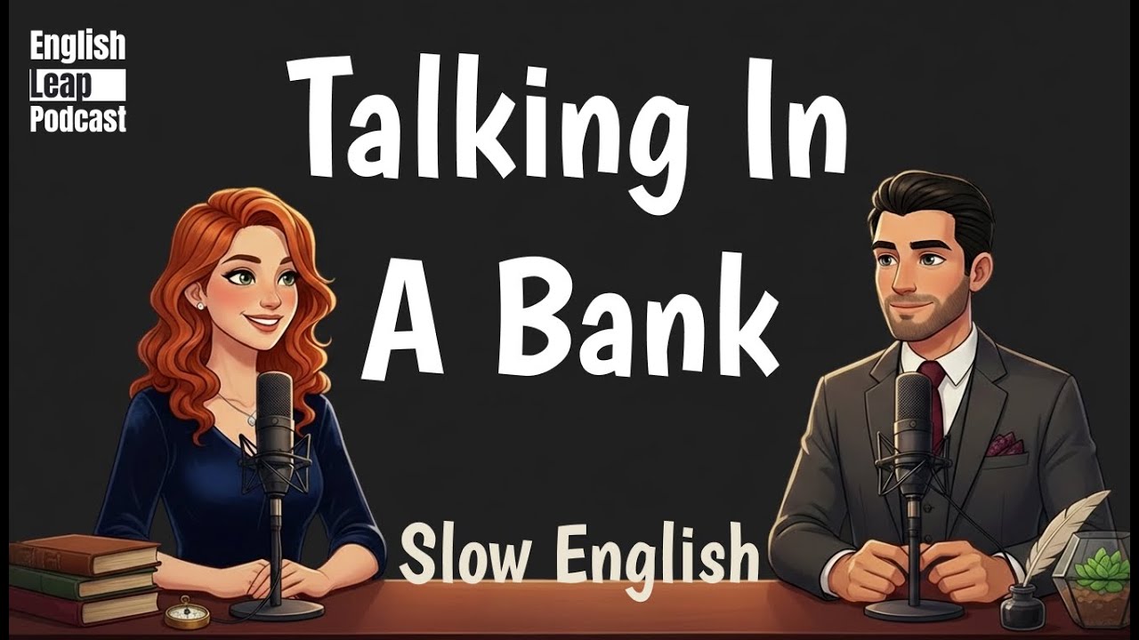English Podcast For Easy For English Conversation | Essential Vocabulary For Talking In A Bank