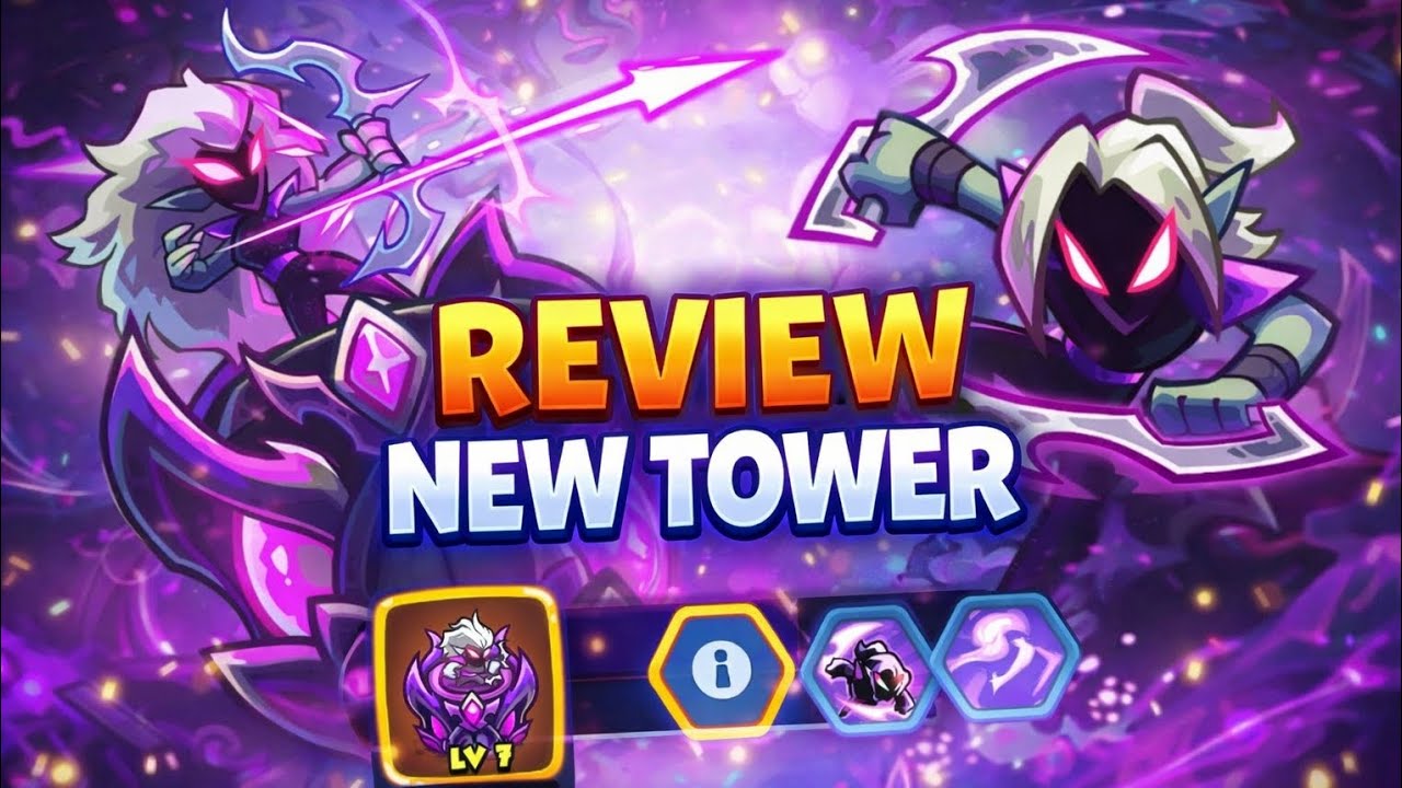 KINGDOM RUSH BATTLE | aku mencoba tower baru Moonlight longbows