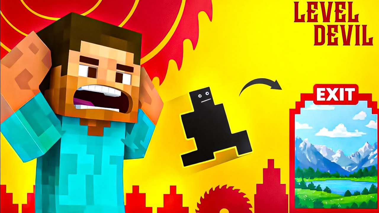 World's hardest game 😨 level devil gameplay|On Vtg!