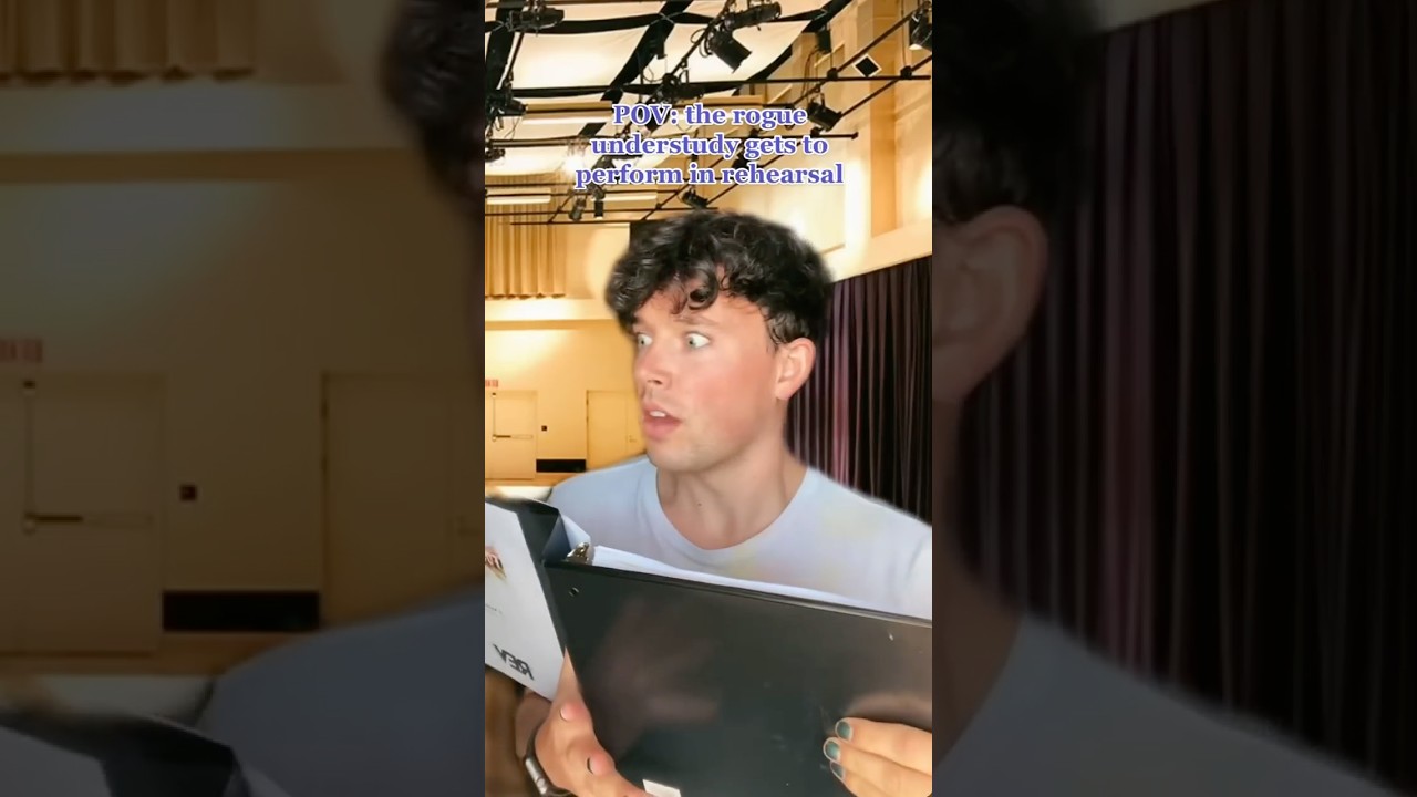 Когда непослушный дублер получает возможность выступить на репетиции 😂 #актер #точка зрения #теат...