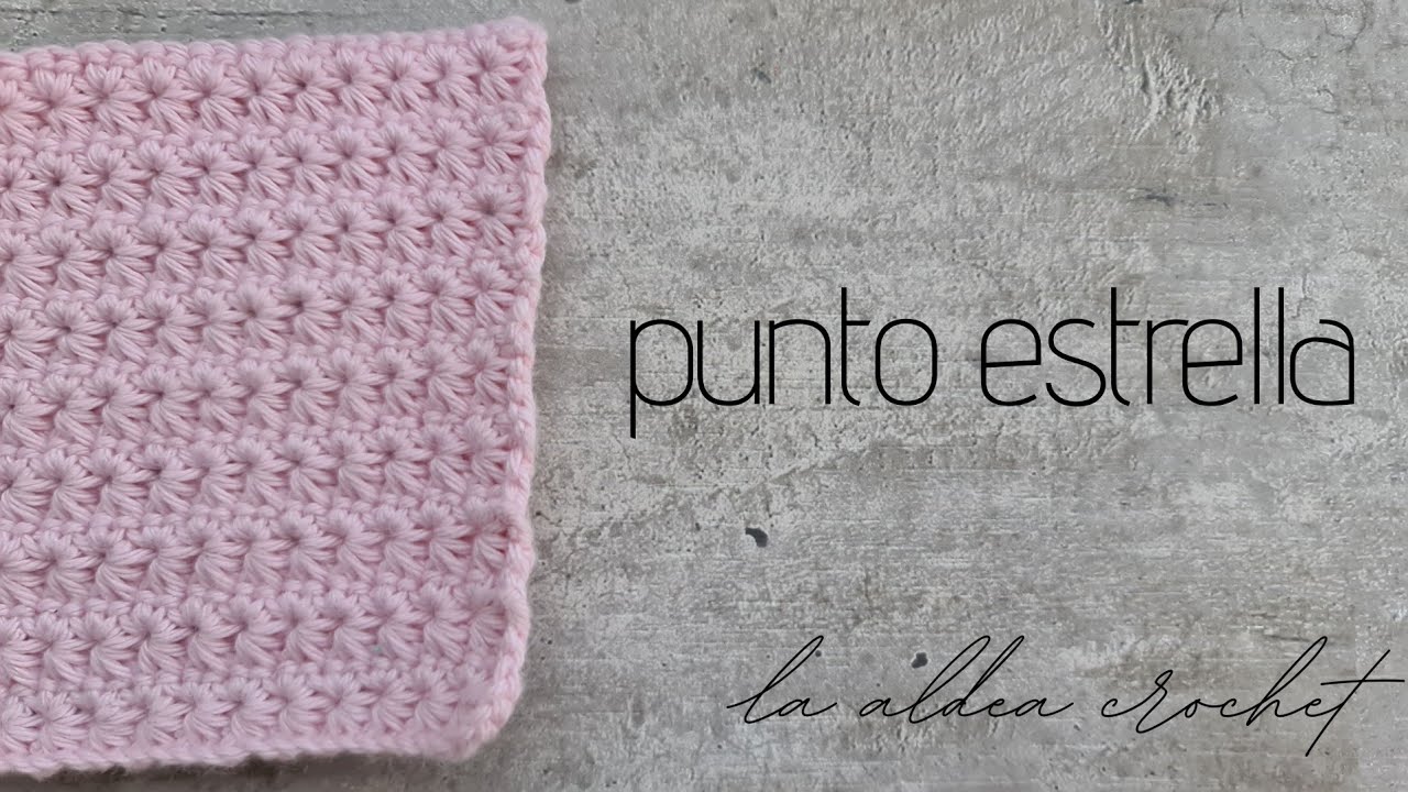 Tutorial punto estrella a crochet (ganchillo)