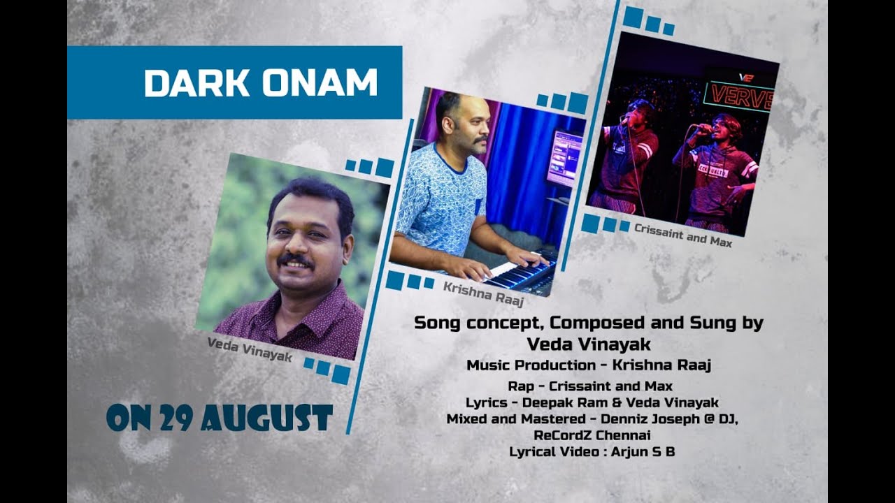 Dark Onam | Veda Vinayak ft. Crissaint and Max | Krishna Raaj | New Onam Song 2020