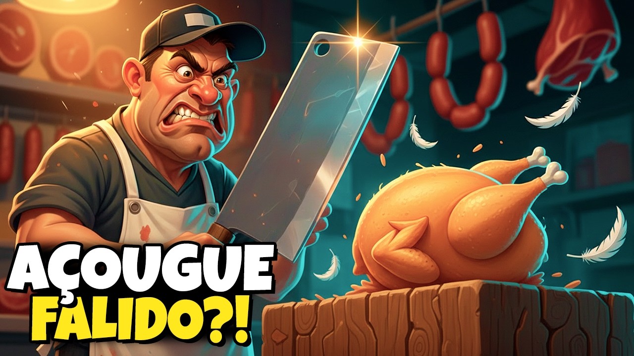 🔪 Virei Açougueiro… e Quase Fali no Primeiro Dia! - Butcher Life Simulator