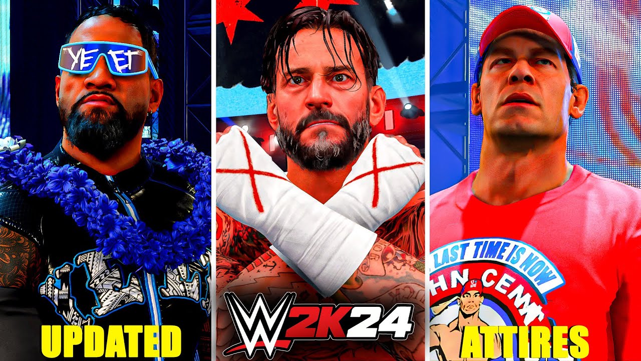 WWE 2K24: Updated Character & Attire Mods That Hit Different!