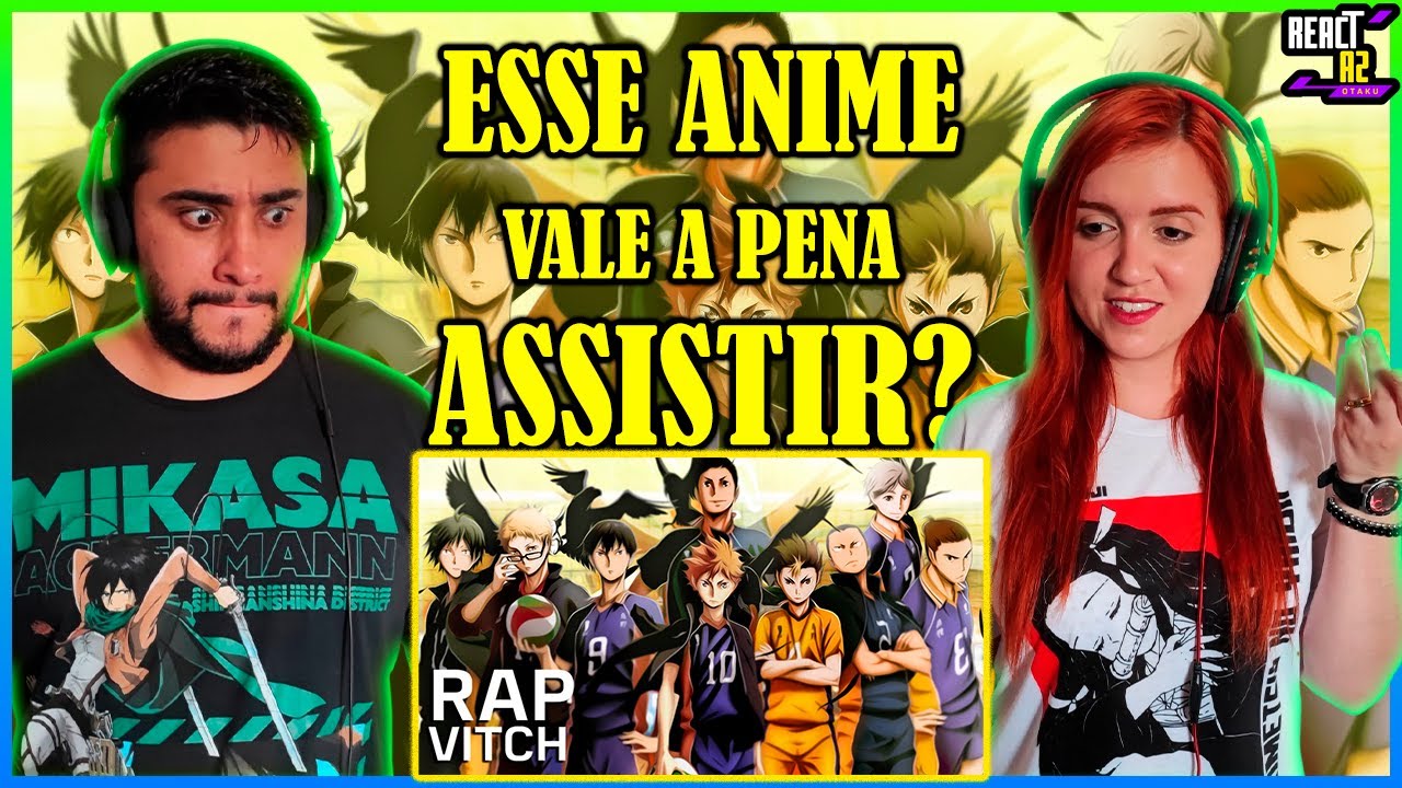 REACT | Rap da Karasuno (Haikyuu) - Corvos Voltam a Voar (Especial de 5k) | Vitch