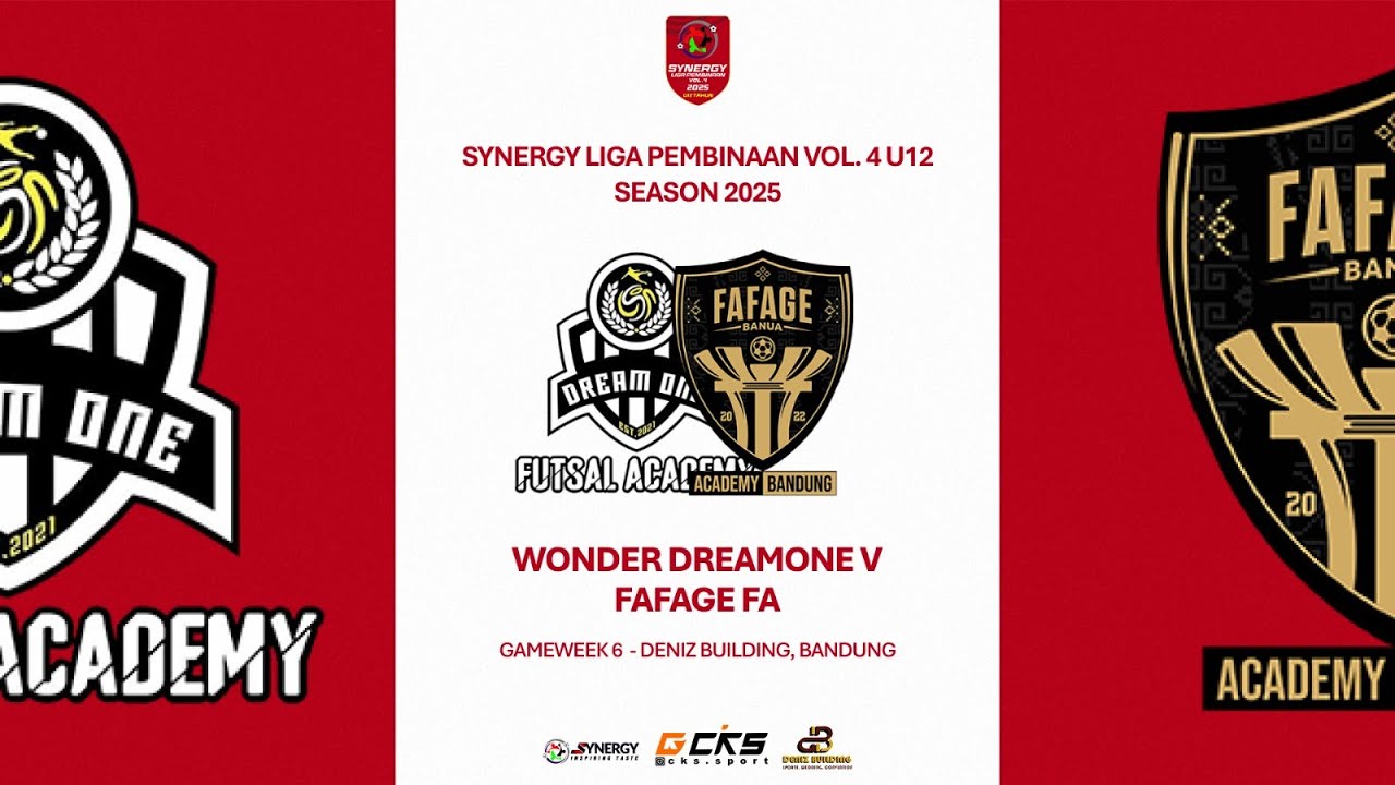 Wonder Dreamone v Fafage FA | Synergy Liga Pembinaan Vol. 4 U12 Season 2025