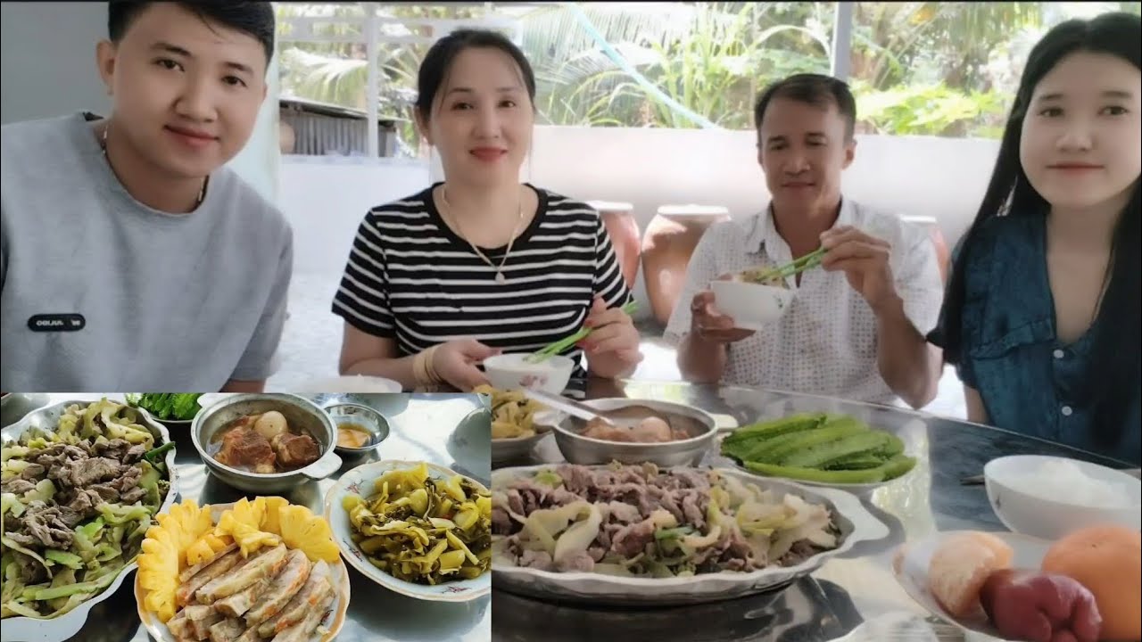 Thịt Kho Trứng, Bò Xào Khổ Qua, Chả Lạnh Mùng 5 Tủ Lạnh Còn Gì Ăn Nấy Dị Mà Ngon