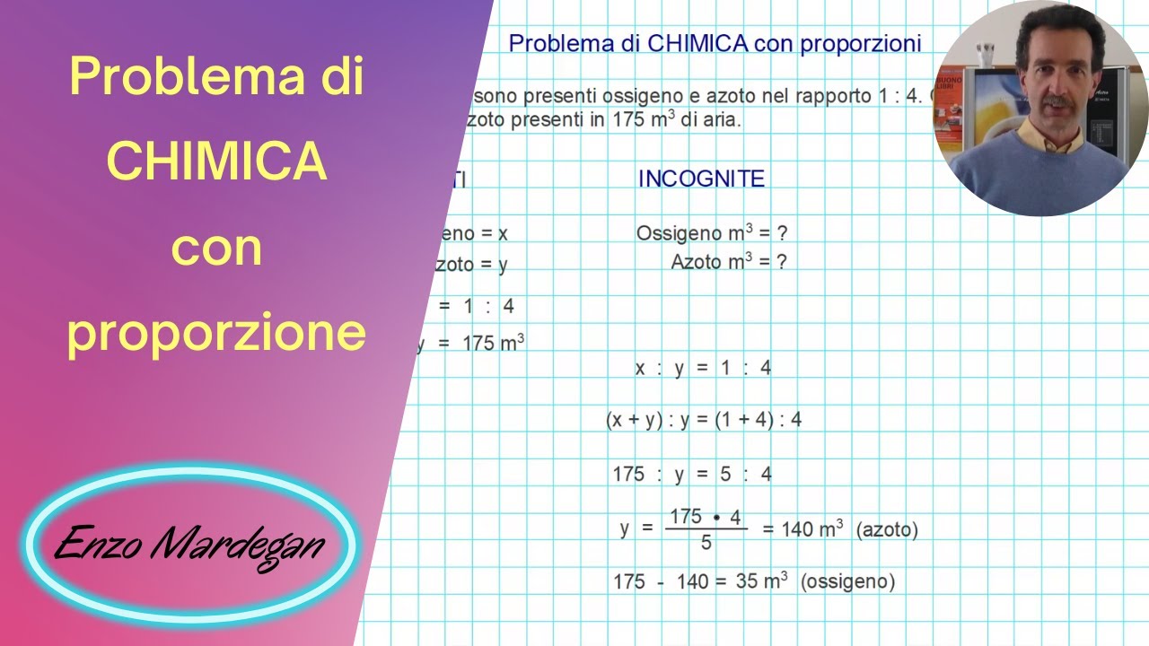 Problema di CHIMICA con proporzione