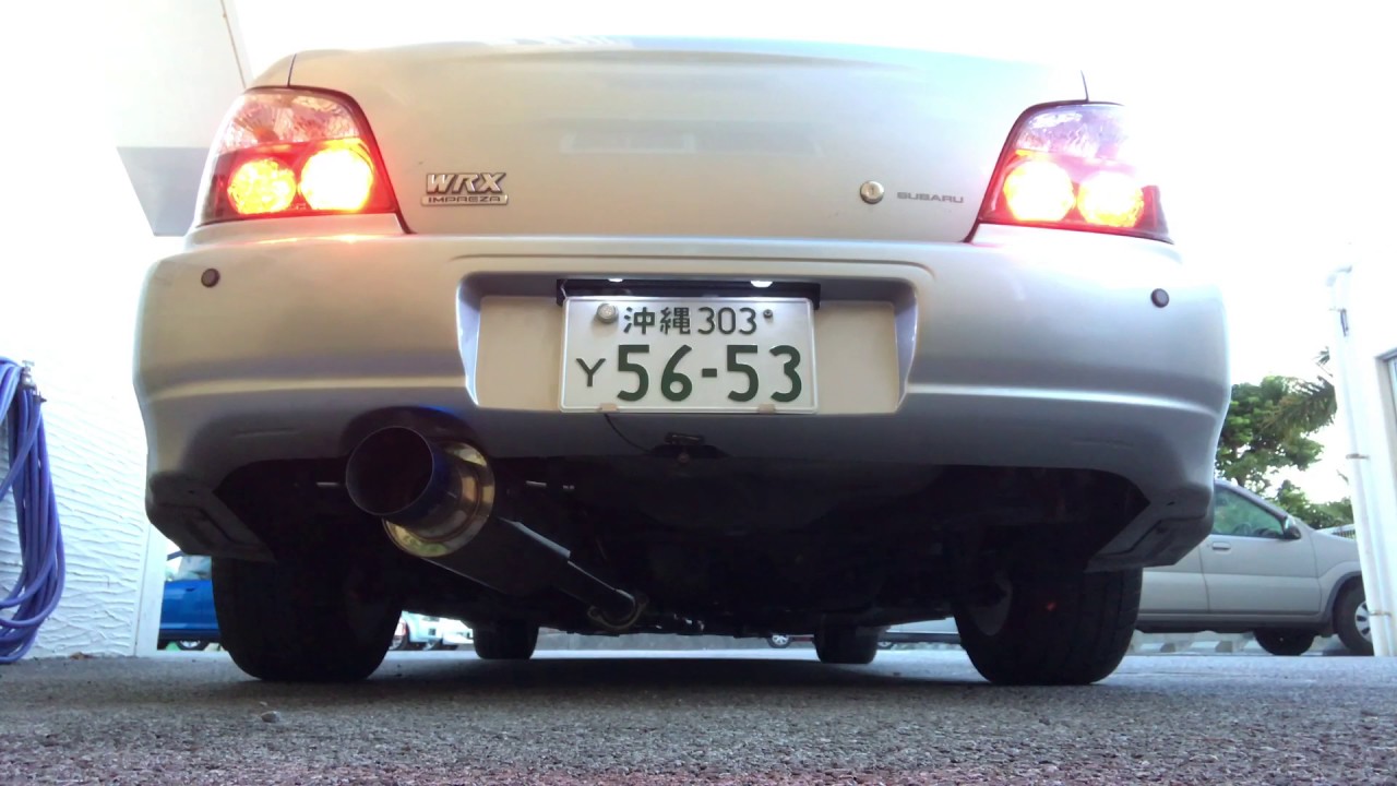 2001 Subaru Impreza WRX Turboback Exhaust LED Tail lights