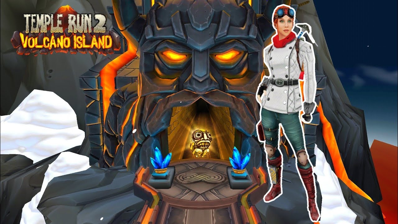 Scarlett Fox Mountaineer Run in Volcano Iceland Temple Run 2 YaHruDv