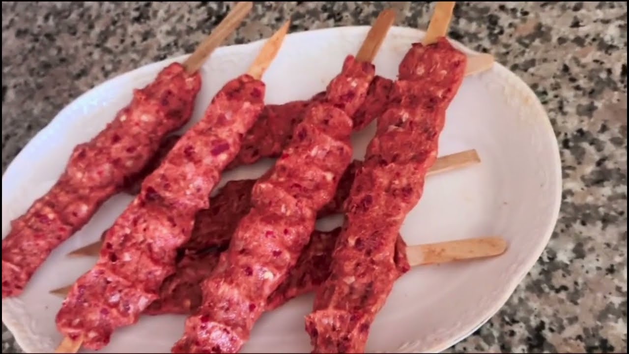 EV YAPIMI COK BASİT 3 MALZEMEYE  KISA SÜREDE HAZIR OLAN KEBAB  TARİFİ 💯#enfes #kebab
