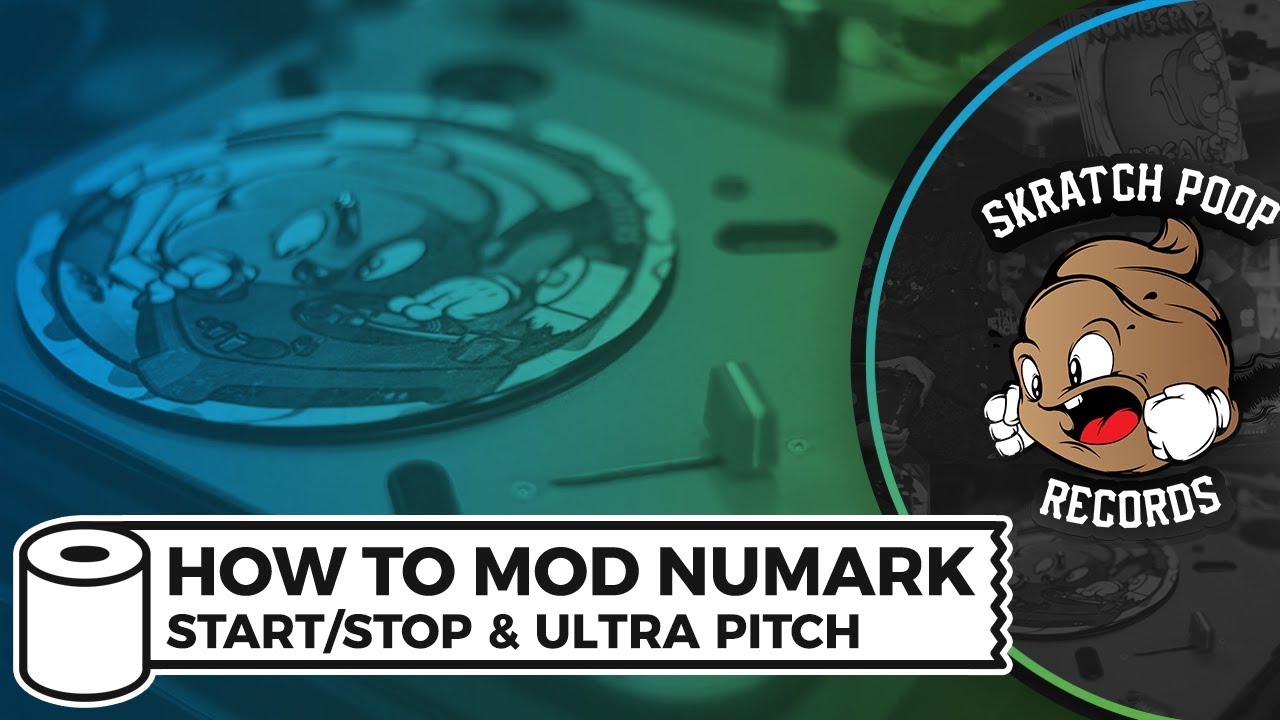 How To Mod Numark PT01 Tutorial Start Stop Button, Ultra Pitch Installation - Portablist