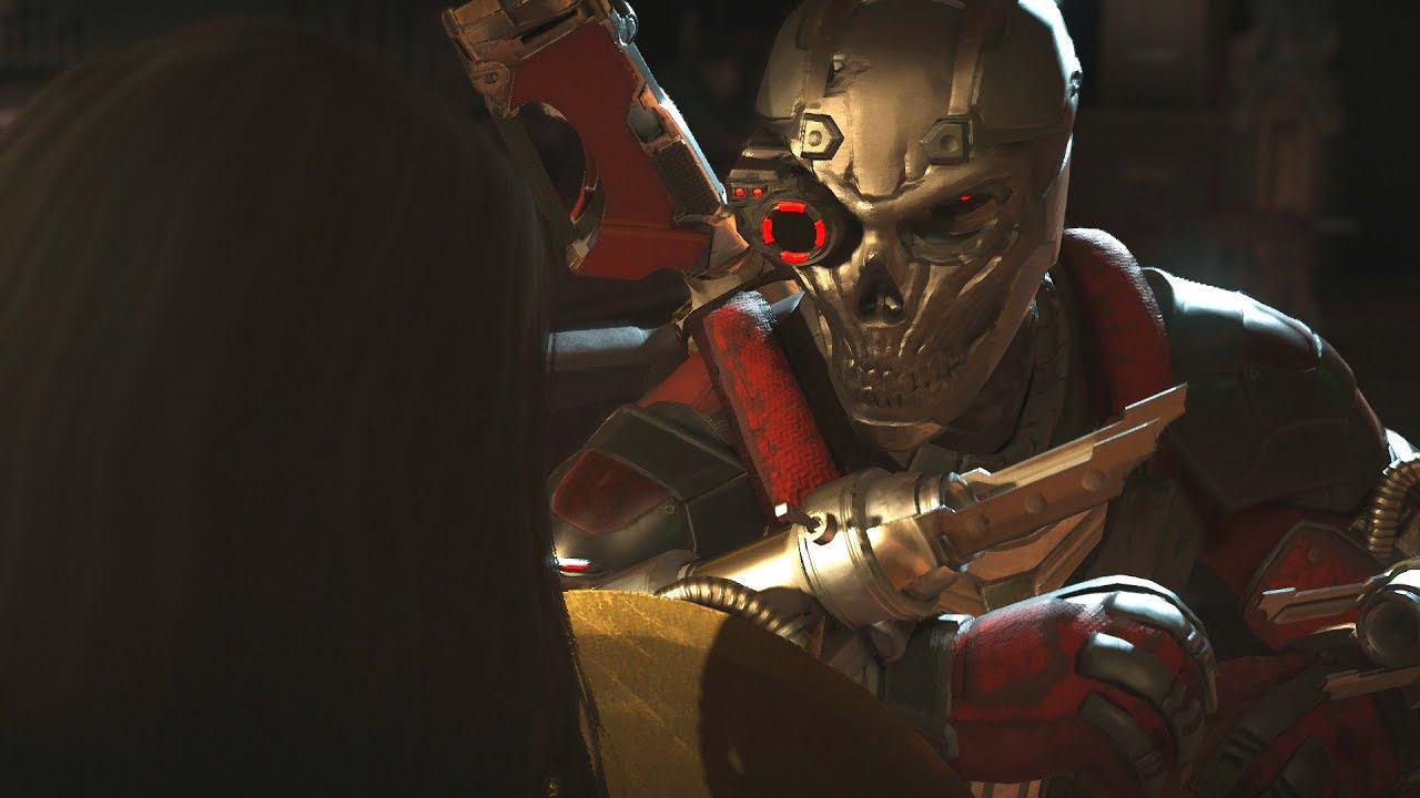 Injustice 2 — Чудо-женщина против Дэдшота — все вступительные диалоги/все цитаты из столкновений,...