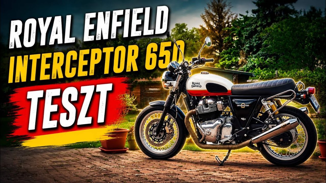Royal Enfield Interceptor 650 (2021) teszt - A klasszikus ETALON