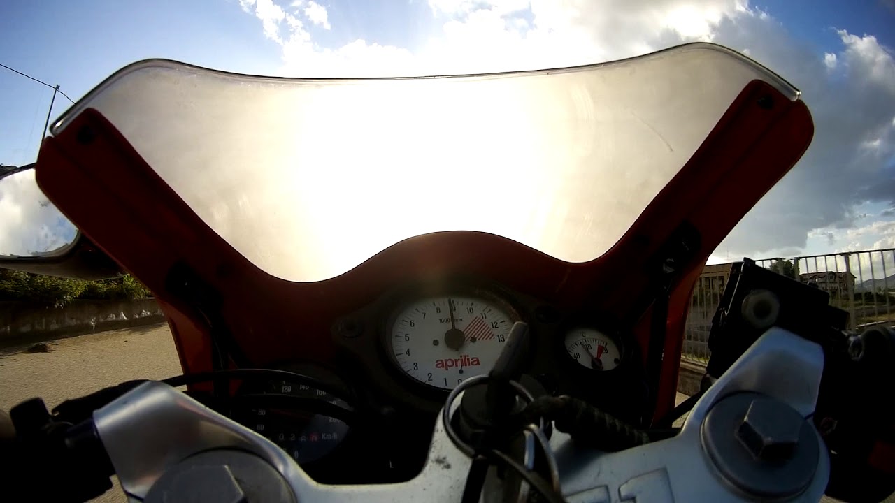 On board Aprilia replica af1 125 89' -Sj cam