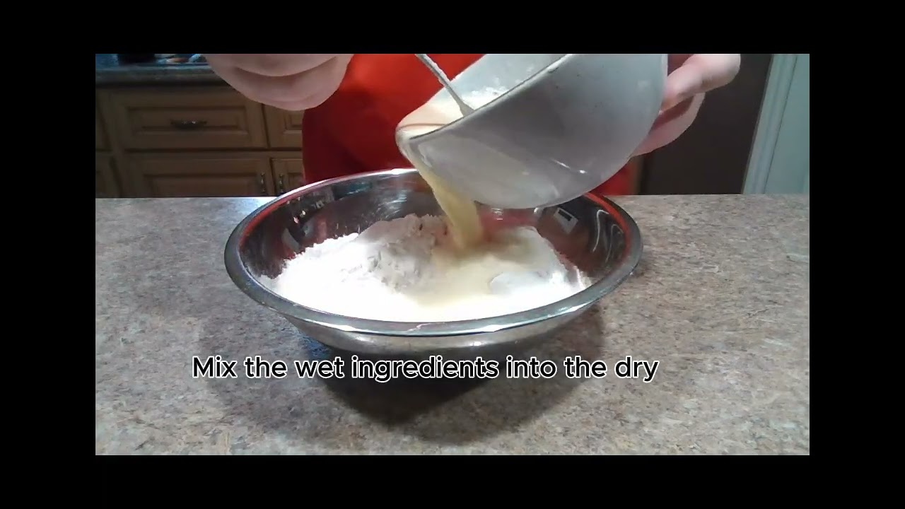 Making sourdough bread from scratch