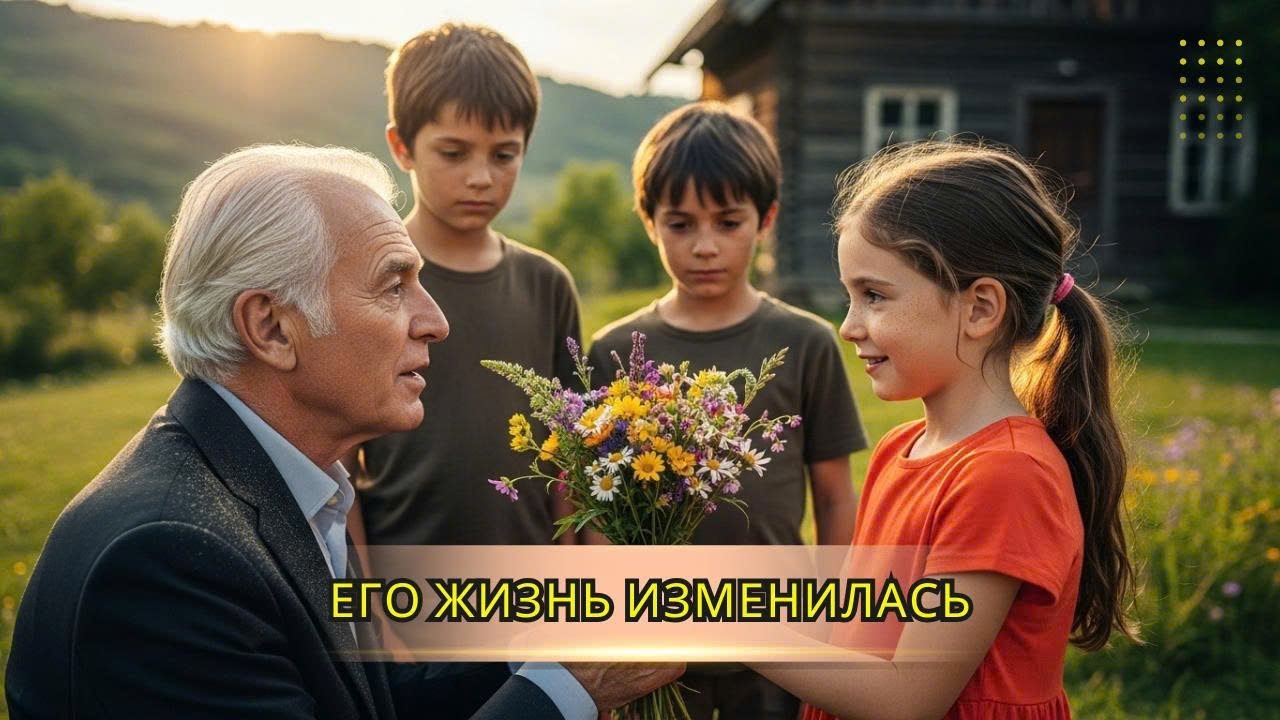 💸 Миллионер приехал СЖЕЧЬ старый дом… но 3 сироты протянули ему БУКЕТЫ — и всё изменилось 🌼🥺