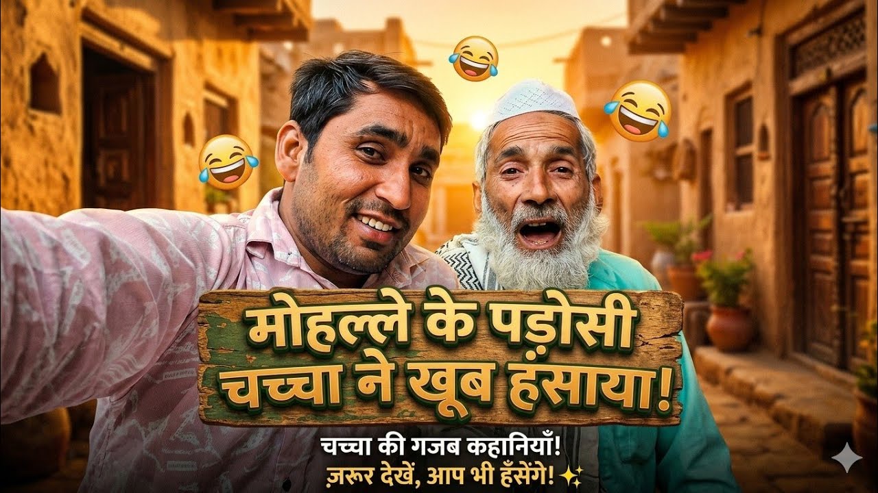 मोहल्ले के पड़ोसी चच्चा ने खूब हंसाया 😂 | New Vlog | Nadeem Tammam official 