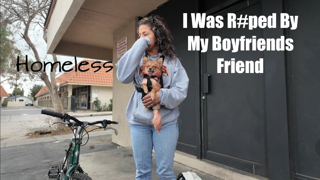 Homeless Interview of Carmen. Violated First Day On The Street. 