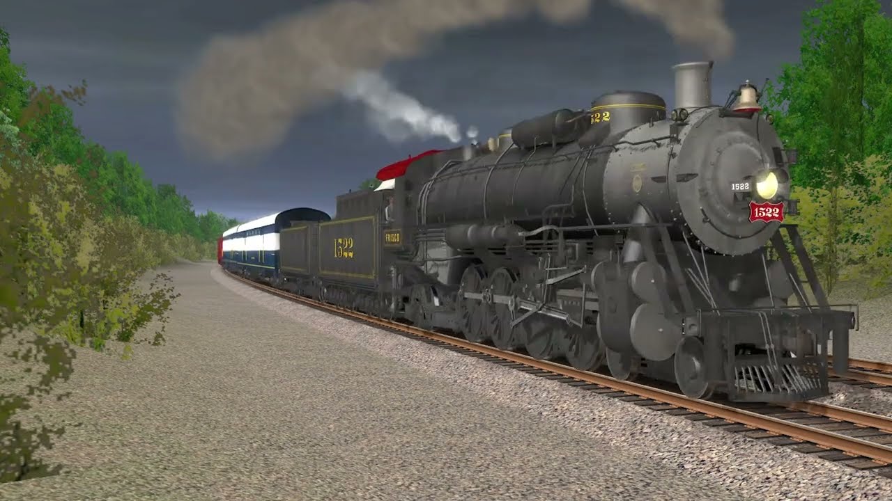 Model Trainz Reviews - Frisco 1522 by K&L Trainz