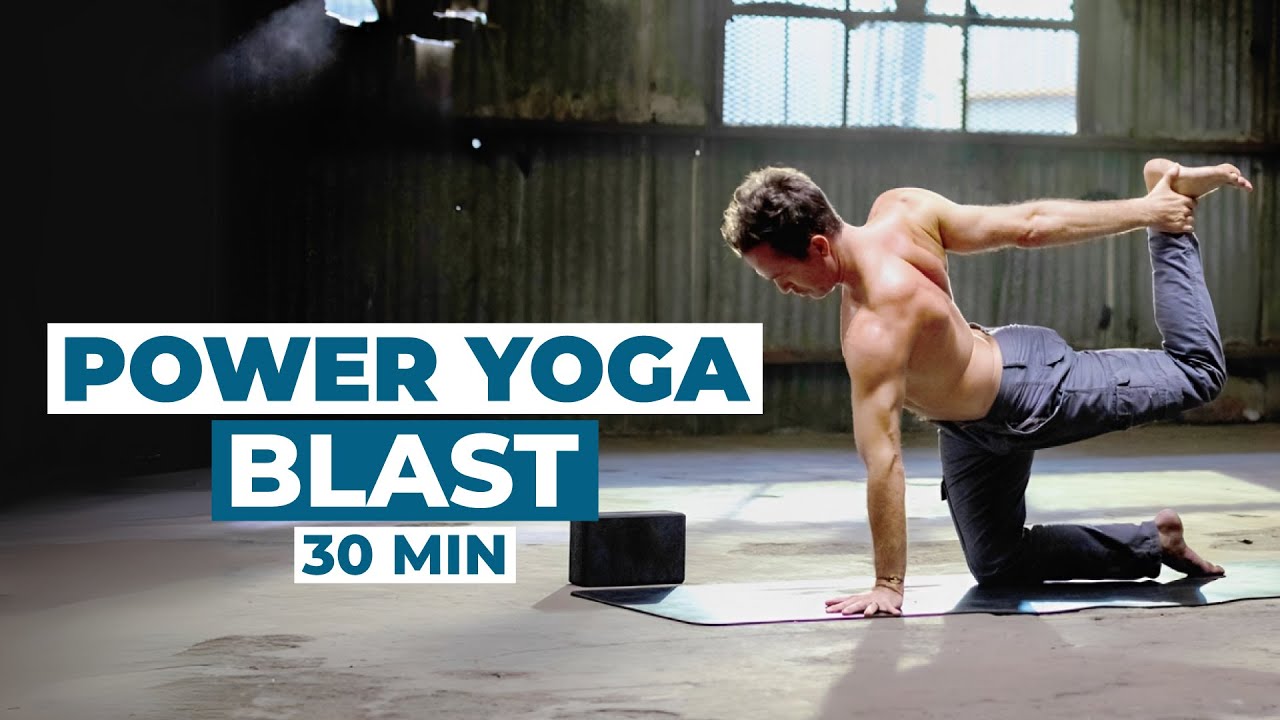 30 Min Power Yoga 'Blast' Class l Rocket Your Strength & Energy