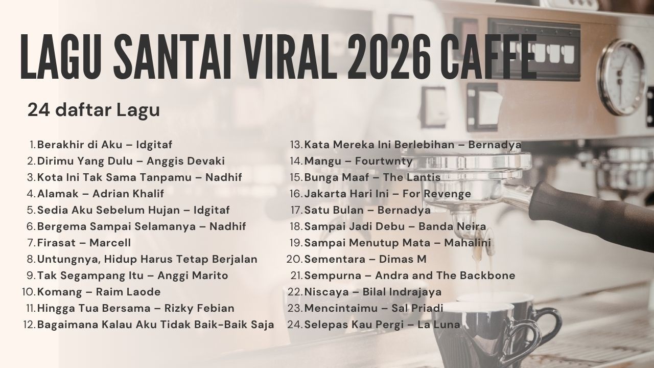 LAGU SANTAI INDONESIA TERBAIK 2026 | LAGU POP INDONESIA | lagu viral tiktok 2026 #musik