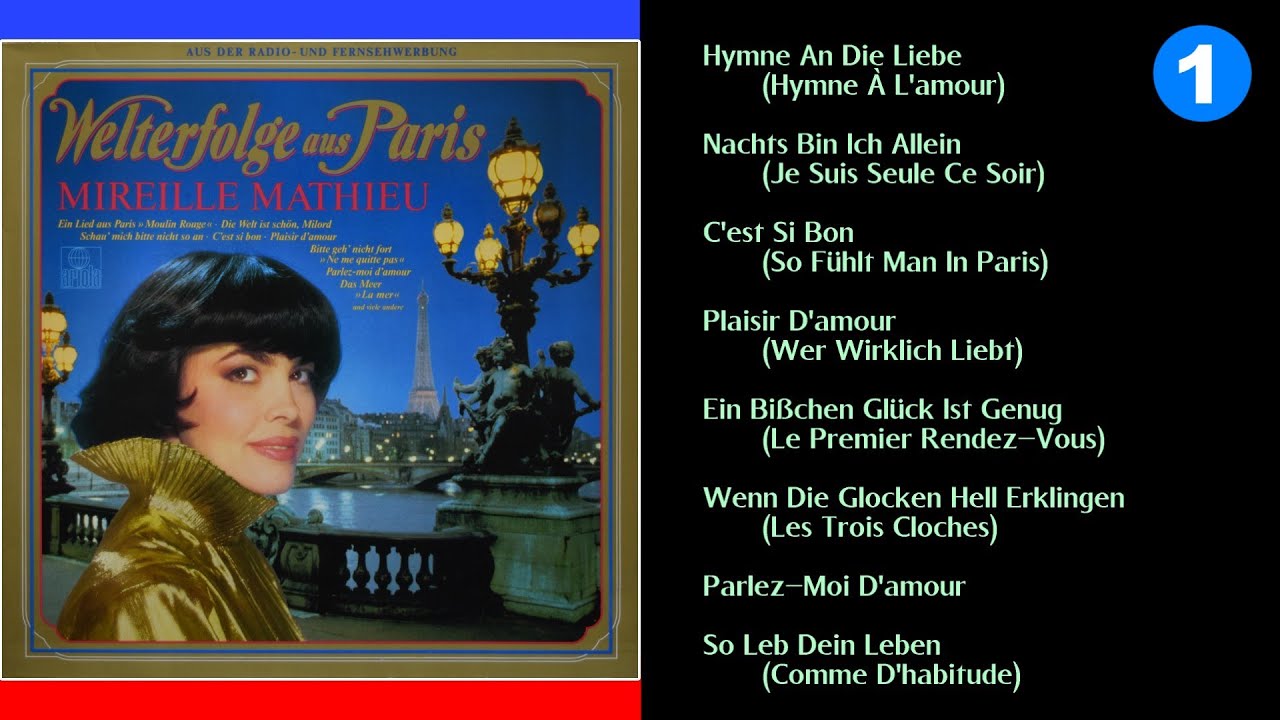 Mireille Mathieu（Welterfolge Aus Paris）Side 1